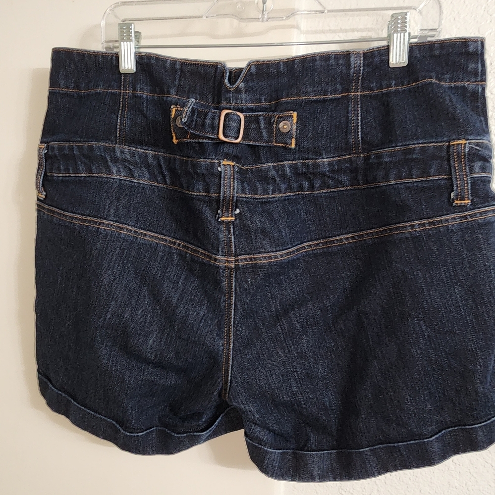 Torrid Denim High Waist Corset Shorts - Picture 2 of 4